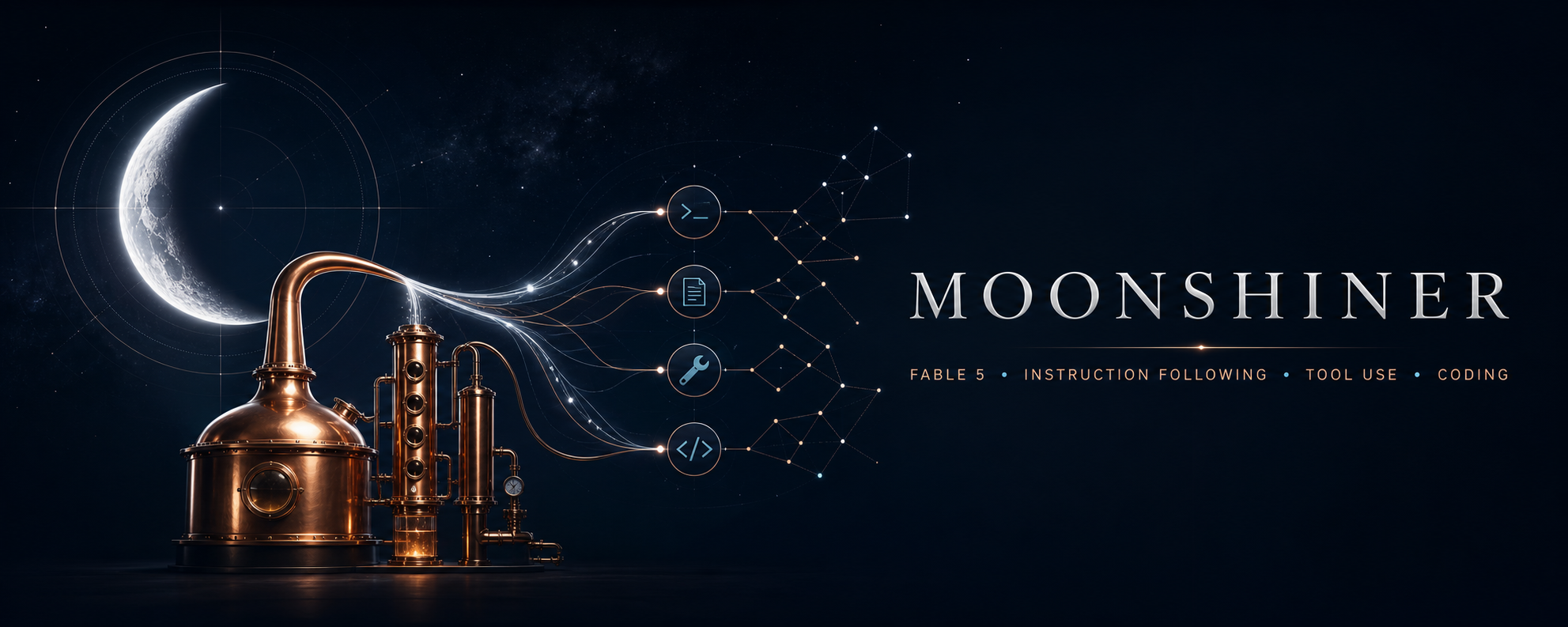 Moonshiner — Claude Fable 5 instruction following, tool use, and coding