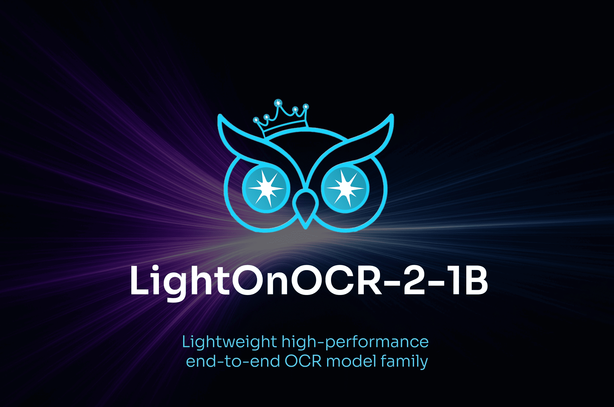 LightOnOCR-2-1B-base Banner
