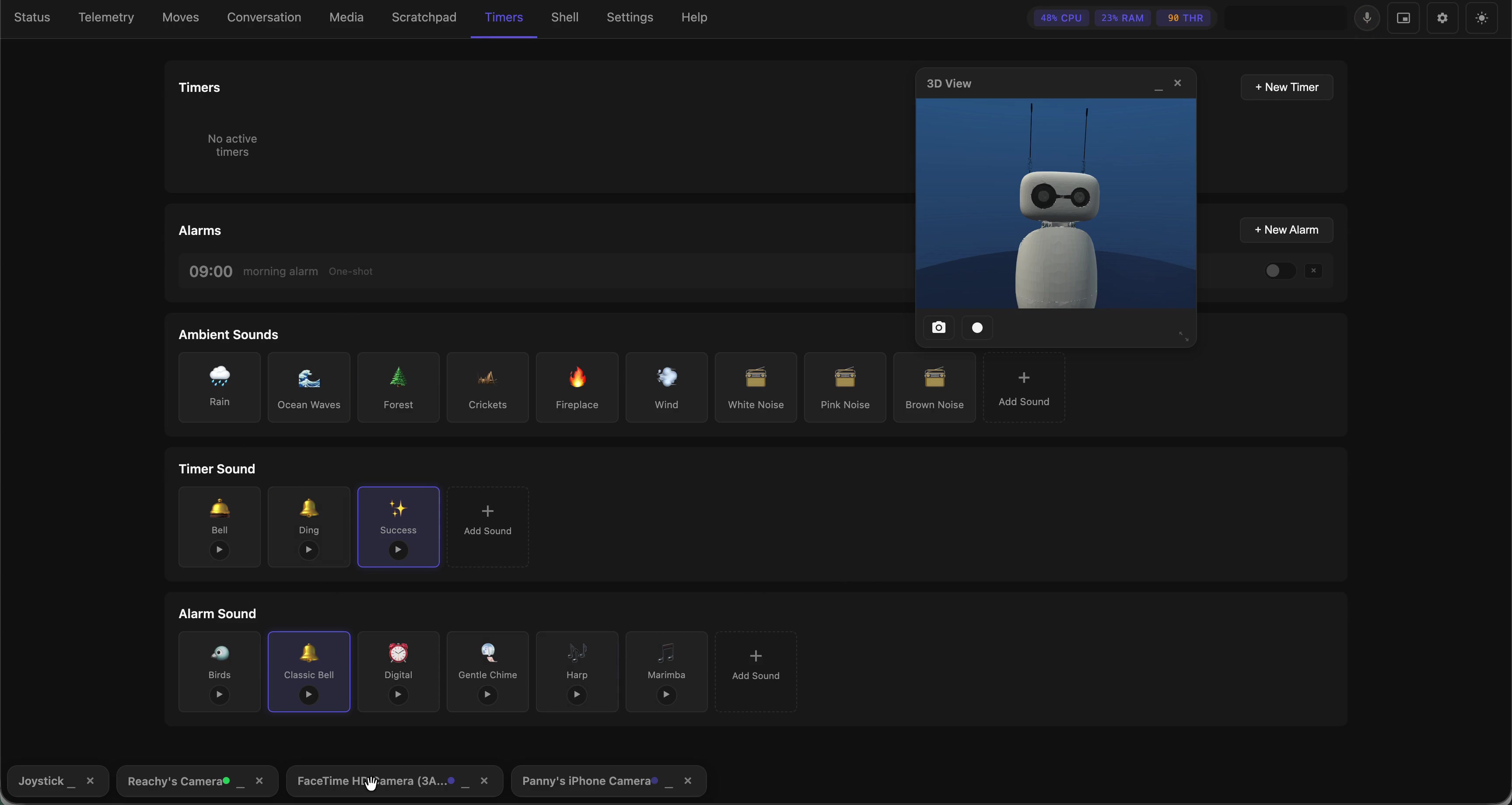 Timers and Ambient Sounds